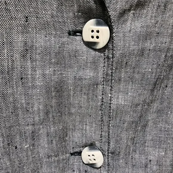 Vintage Shirt Linen Button Down - Picture 3 of 4